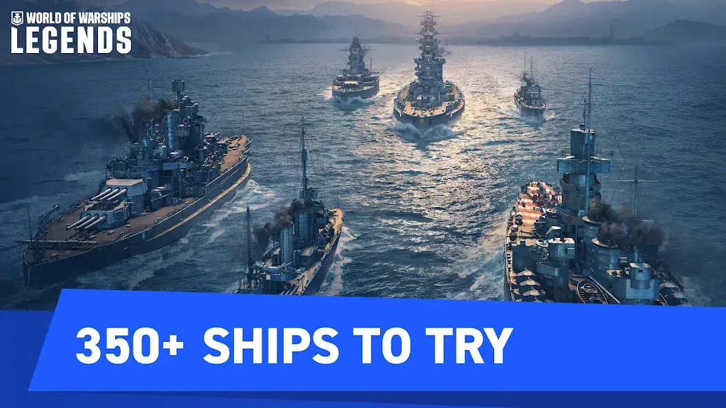World of Warships Legends PvP [MOD: много золота и свободный доступ] Screenshot 1