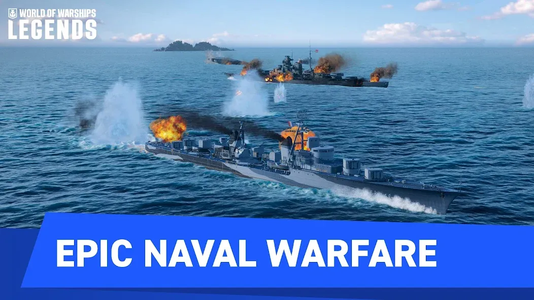 World of Warships Legends PvP [MOD: много золота и свободный доступ] Screenshot 4