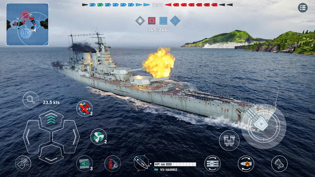 World of Warships Legends PvP [MOD: много золота и свободный доступ] Screenshot 5