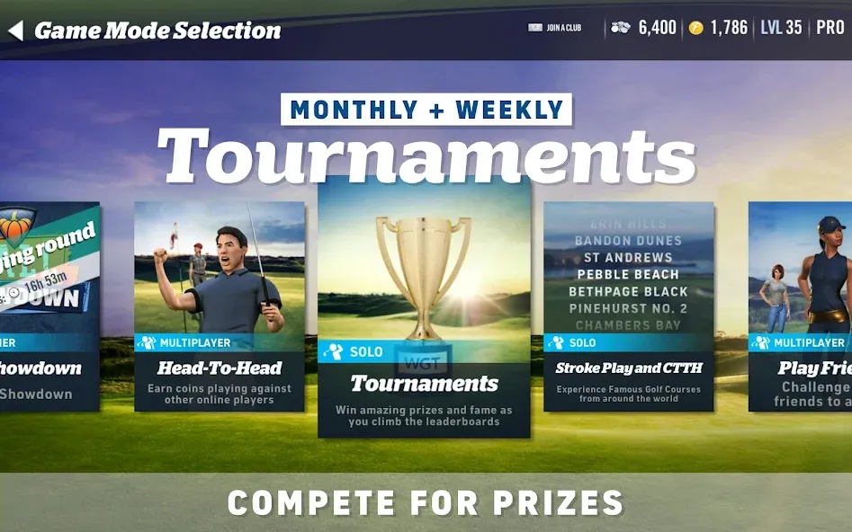 WGT Golf [MOD: безлимитные деньги и премиум] Screenshot 4