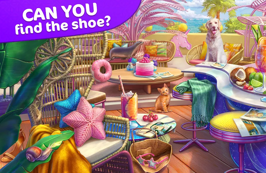 Hidden Hotel: Miami Mystery [MOD: безлимитные деньги и подсказки] Screenshot 2
