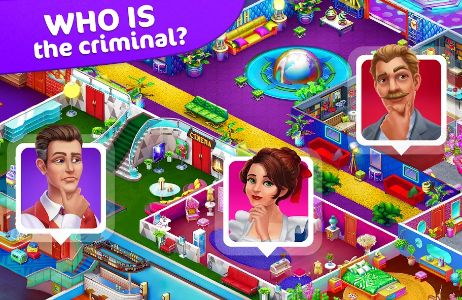 Hidden Hotel: Miami Mystery [MOD: безлимитные деньги и подсказки] Screenshot 4
