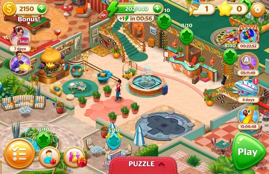 Hidden Hotel: Miami Mystery [MOD: безлимитные деньги и подсказки] Screenshot 5