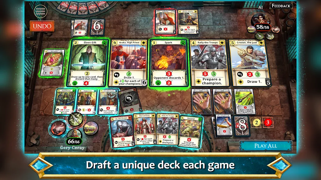 Hero Realms [MOD: безлимитные деньги и все карты открыты] Screenshot 3