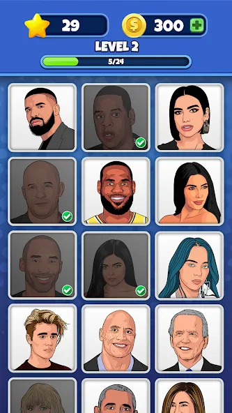 Who is it? Celeb Quiz Trivia [MOD: открыты все знаменитости и уровни] Screenshot 3