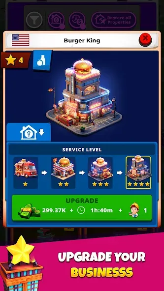 Geopoly: Tycoon NFT Idle Game [MOD: безлимитные деньги и nft-ресурсы] Screenshot 2