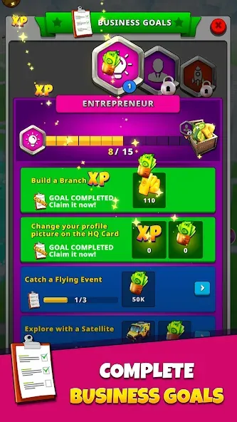 Geopoly: Tycoon NFT Idle Game [MOD: безлимитные деньги и nft-ресурсы] Screenshot 5