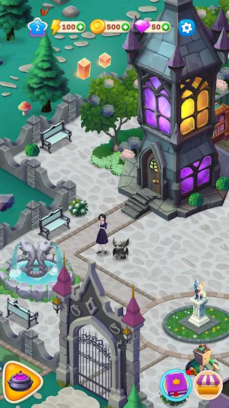 Weekday Merge: Mansion Mystery [MOD: безлимитные монеты и открыты уровни] Screenshot 5