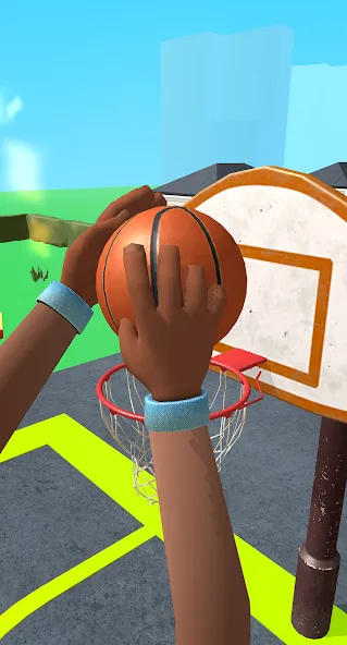 Dribble Hoops [MOD: безлимитные деньги и разблокированы все мячи] Screenshot 2