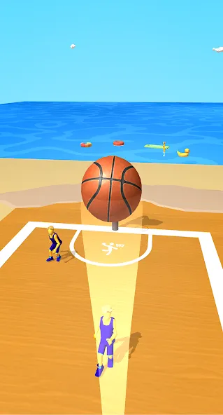 Dribble Hoops [MOD: безлимитные деньги и разблокированы все мячи] Screenshot 4