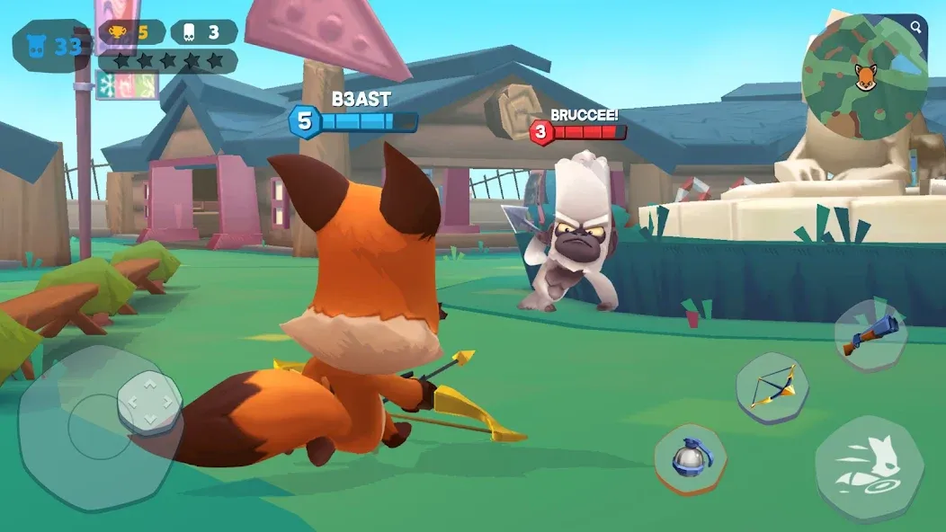Zooba: Fun Battle Royale Games [MOD: безлимитные деньги и все герои] Screenshot 3