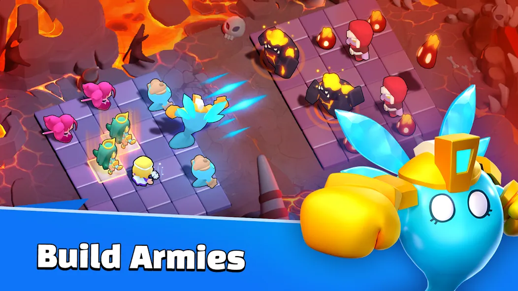 Merge War: Super Legion Master [MOD: безлимитные деньги и усиленная армия] Screenshot 5
