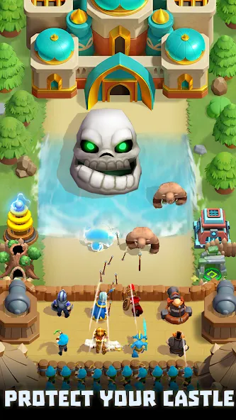 Wild Castle: Tower Defense TD [MOD: безлимитные монеты и усиленная защита башни] Screenshot 2