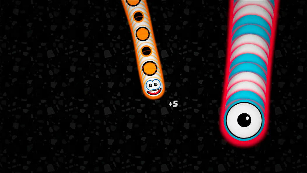 Worms Zone .io - Hungry Snake [MOD: без рекламы и много монет] Screenshot 2