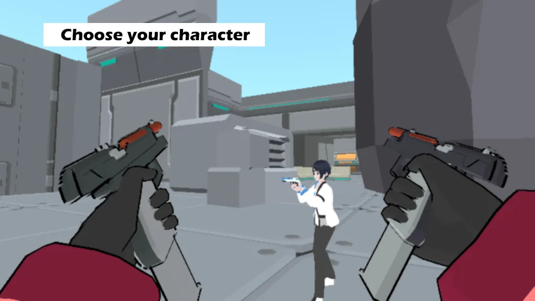 Rush Legends Parkour PvP FPS [MOD: безлимитные деньги и оружие] Screenshot 1