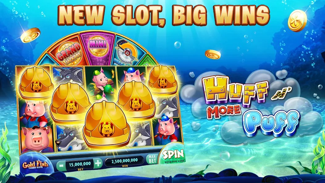 Gold Fish Casino Slot Games [MOD: безлимитные монеты и бонусы] Screenshot 1
