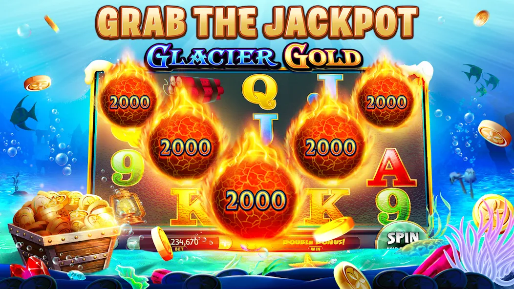 Gold Fish Casino Slot Games [MOD: безлимитные монеты и бонусы] Screenshot 3