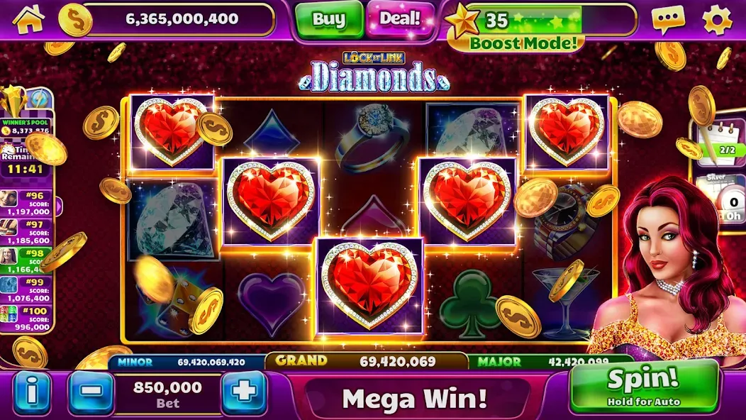 Jackpot Party Casino Slots [MOD: бесплатные спины и много монет] Screenshot 5
