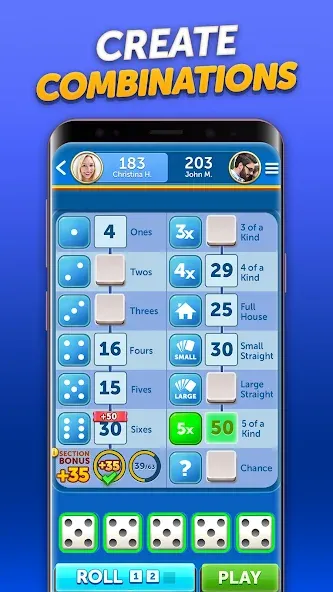 Dice With Buddies™ Social Game [MOD: безлимитные монеты и бонусы] Screenshot 3