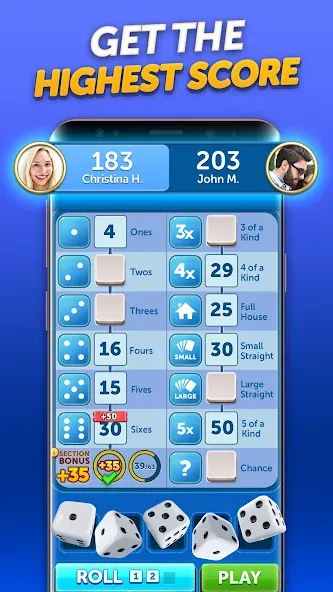 Dice With Buddies™ Social Game [MOD: безлимитные монеты и бонусы] Screenshot 4