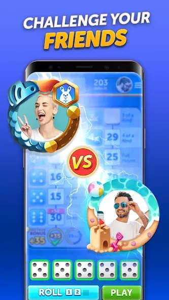 Dice With Buddies™ Social Game [MOD: безлимитные монеты и бонусы] Screenshot 5