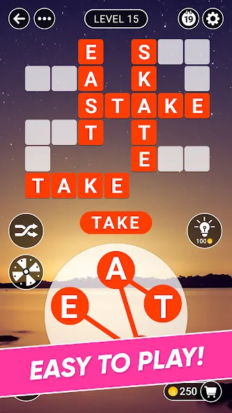 Word Farm Crossword [MOD: безлимитные подсказки и монеты] Screenshot 4