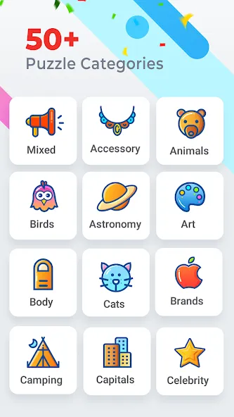 Word Search Colorful [MOD: подсказки доступны без ограничений] Screenshot 3