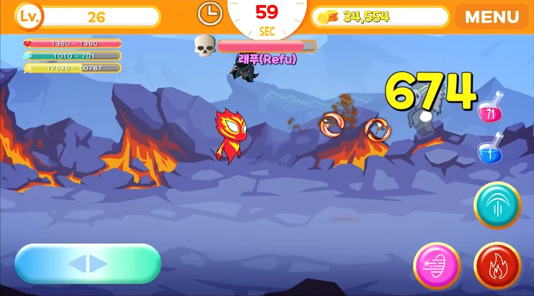 Sprit of Fire Ifrt [MOD: открыты все уровни и бонусы] Screenshot 2