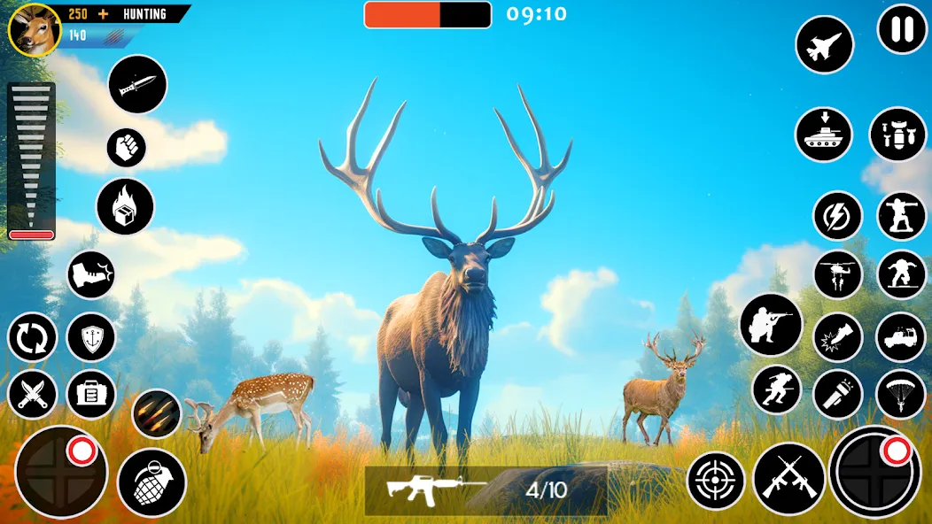 Wild Animal Deer Hunting Games [MOD: безлимитные патроны и открытые локации] Screenshot 4