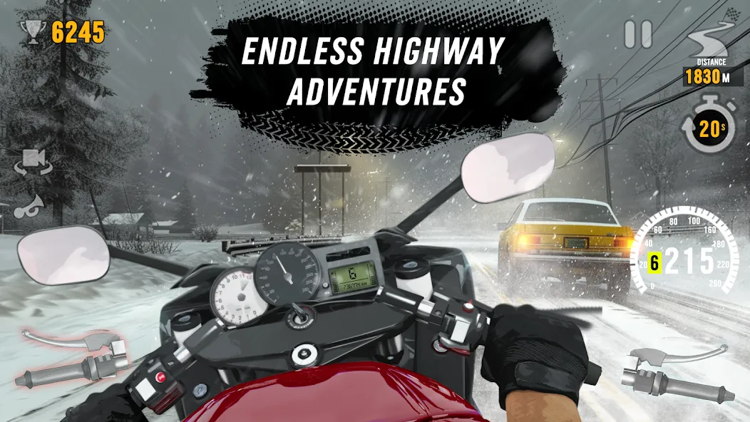 Motor Tour: Biker's Challenge [MOD: безлимитные деньги и открыты все байки] Screenshot 4