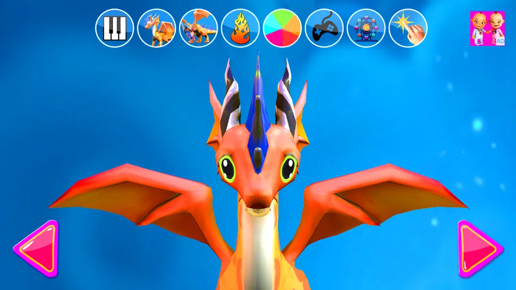 Talking Dragon Family [MOD: безлимитные монеты и все драконы] Screenshot 4