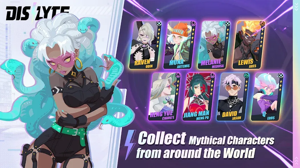 Dislyte: Origin Miracle [MOD: безлимитные ресурсы и мощные герои] Screenshot 1