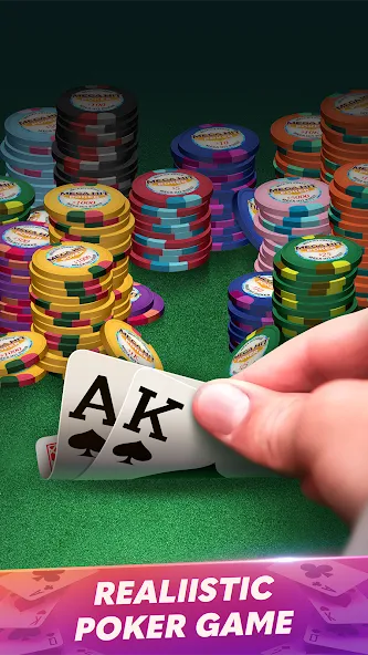 Mega Hit Poker: Texas Holdem [MOD: безлимитные фишки и все функции открыты] Screenshot 1
