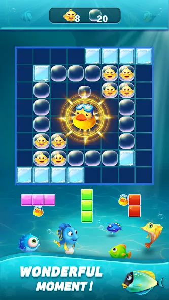 Block Ocean 1010 Puzzle Games [MOD: без рекламы и бесконечные подсказки] Screenshot 4
