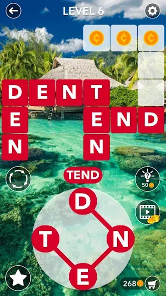 Word Crossword Search [MOD: без рекламы и безлимитные подсказки] Screenshot 2