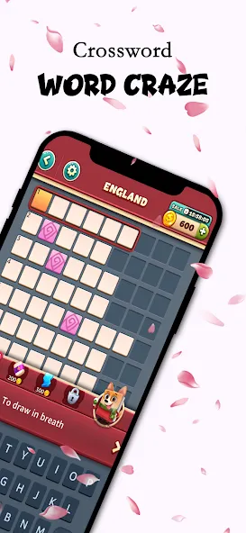 Word Craze - Trivia Crossword [MOD: безлимитные подсказки и открыты уровни] Screenshot 1