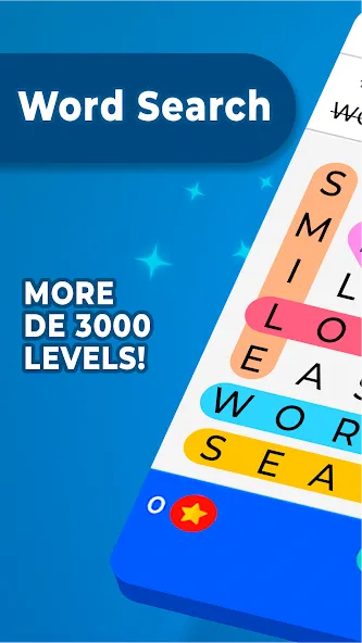 Word Search [MOD: безлимитные подсказки и открыты все уровни] Screenshot 1