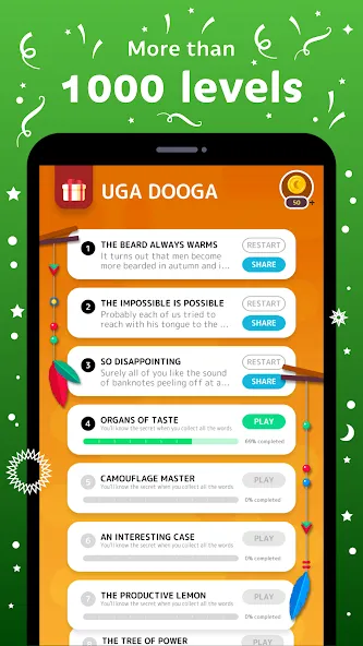 Word Catcher: Word Search [MOD: безлимитные подсказки и открыты уровни] Screenshot 3