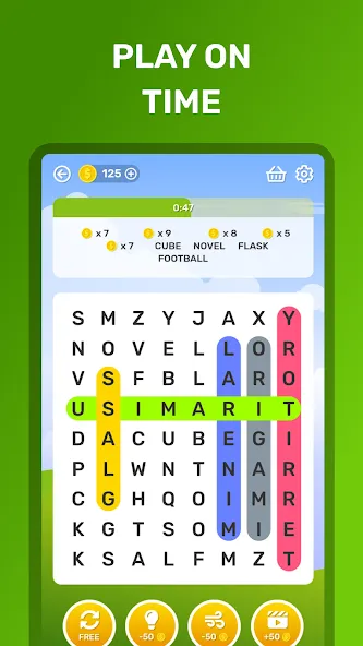 Word Search Puzzle Game [MOD: без рекламы и все уровни открыты] Screenshot 3