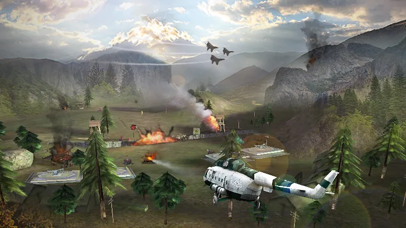 Gunship Strike 3D [MOD: безлимитные деньги и всё открыто] Screenshot 4