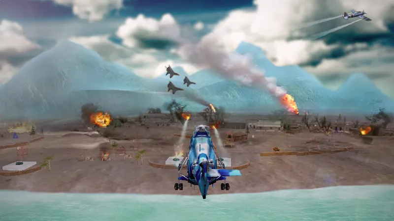 Gunship Strike 3D [MOD: безлимитные деньги и всё открыто] Screenshot 5