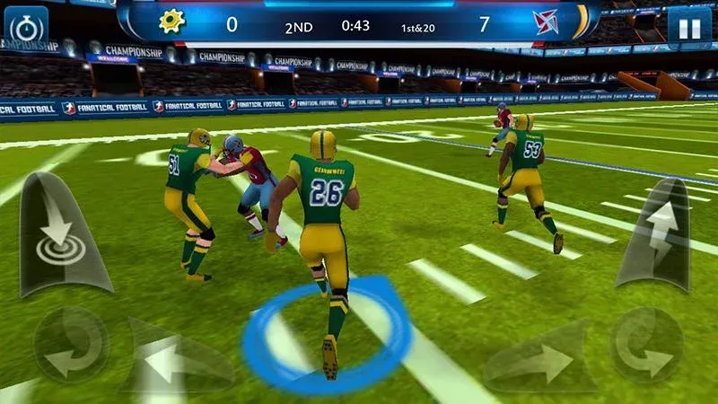 Fanatical Football [MOD: безлимитные деньги и усиленная команда] Screenshot 1