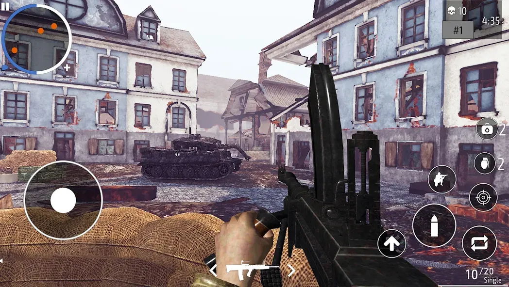 World War 2 Shooter offline [MOD: безлимитные патроны и здоровье] Screenshot 3