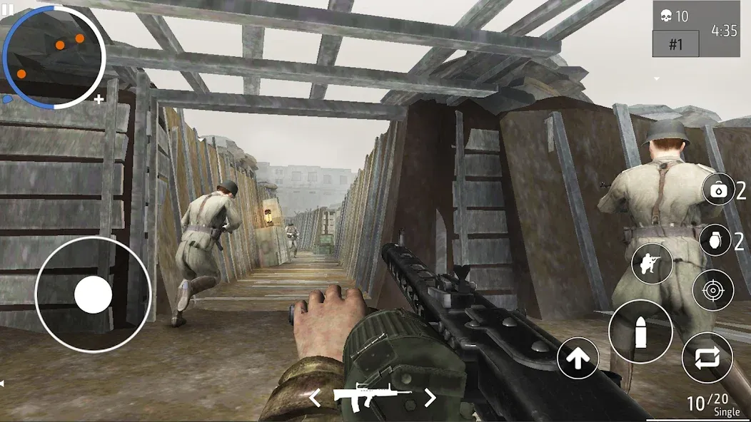 World War 2 Shooter offline [MOD: безлимитные патроны и здоровье] Screenshot 4