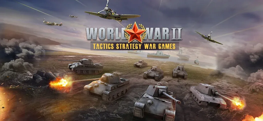 World War 2: Strategy Games [MOD: неограниченные ресурсы и войска] Screenshot 1