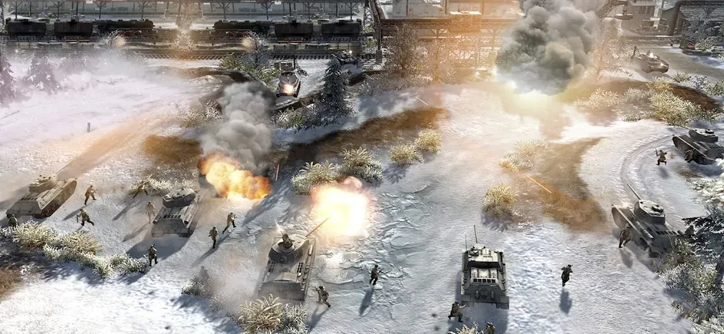 World War 2: Strategy Games [MOD: неограниченные ресурсы и войска] Screenshot 2
