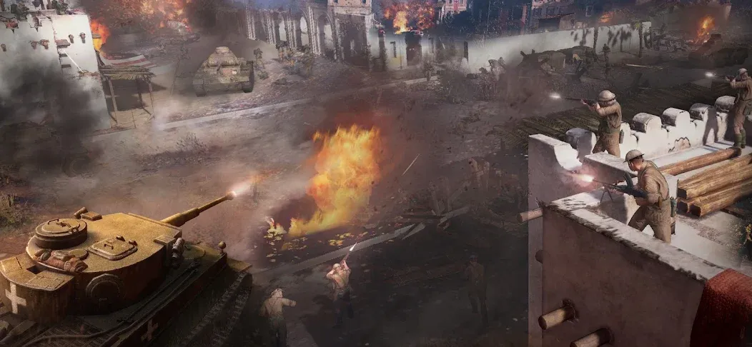World War 2: Strategy Games [MOD: неограниченные ресурсы и войска] Screenshot 4