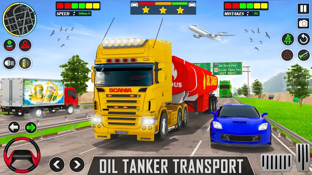 Offroad Oil Tanker Truck Games [MOD: безлимитные деньги и топливо] Screenshot 1