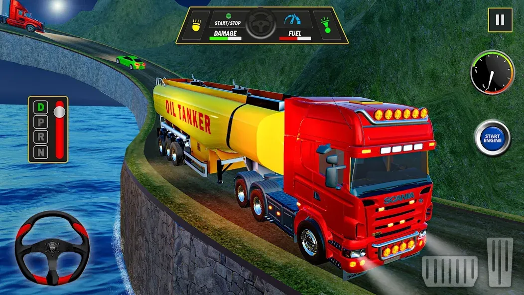 Offroad Oil Tanker Truck Games [MOD: безлимитные деньги и топливо] Screenshot 3