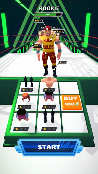 Wrestling Trivia Run [MOD: безлимитные подсказки и жизни] Screenshot 2